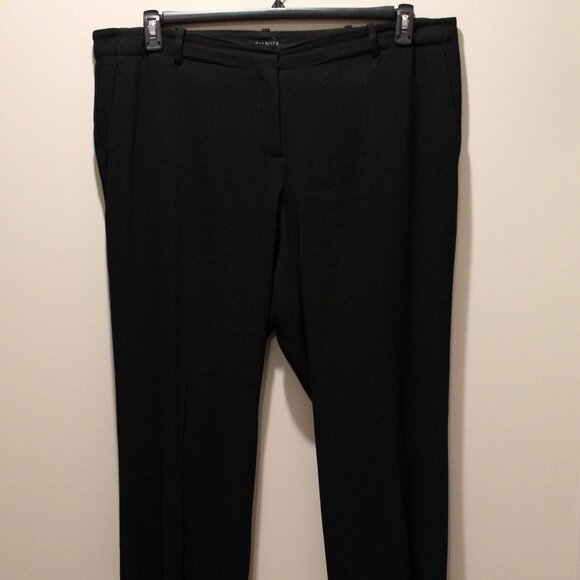 Talbots Black Straight Leg Signature Pants - Sz 18W - Picture 3 of 10